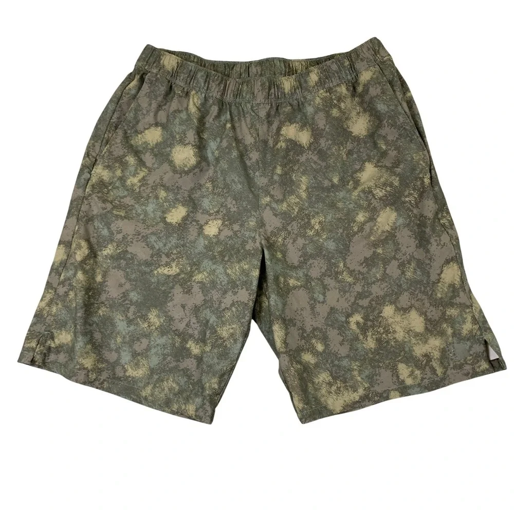 The North Face‎ Class V Mens Medium Topo Camo Shorts Green NF0A5J1G